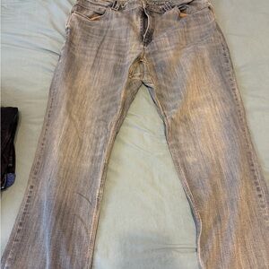 Duluth Trading Co Relaxed Fit Gray Jeans